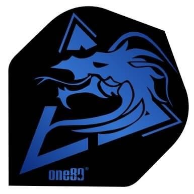 ONE80 Serpent Blue Darts Flights