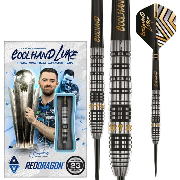 Luke Humphries ダーツ 24g Red Dragon Luke Humphries Steel Tip Darts - 23gm