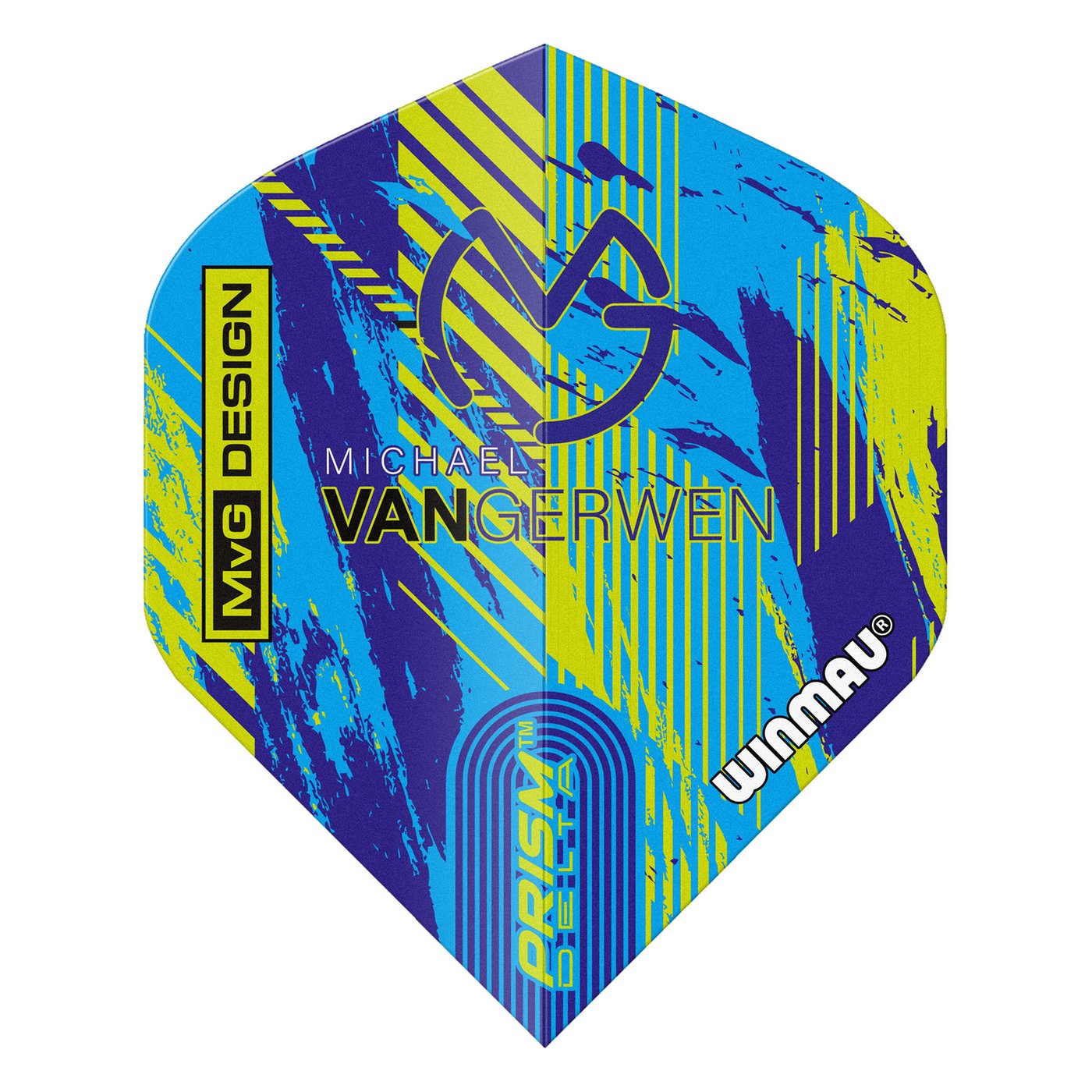 Winmau Prism Delta MVG Design Blue/Green Dart Flights