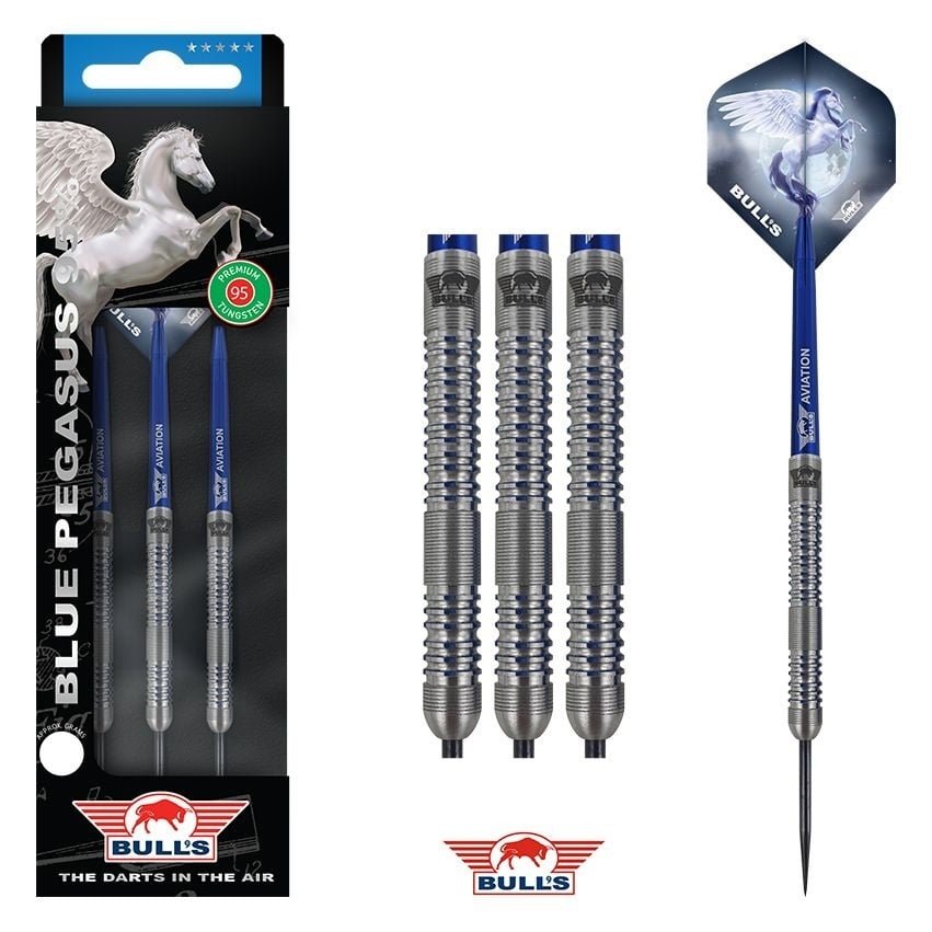 Bull's Blue Pegasus B 95% - Steel Tip Darts