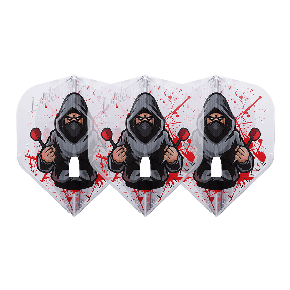 L-Style L1 Kami Rene Eidams V4 Clear White Darts Flights