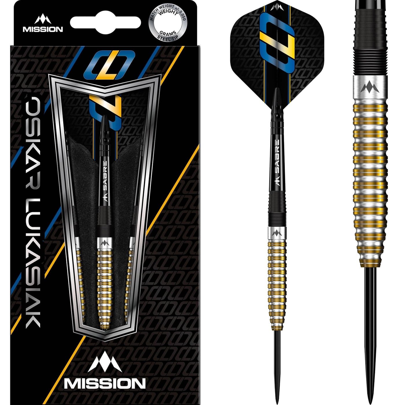 Mission Oskar Lukasiak Black Gold PVD 95% Darts