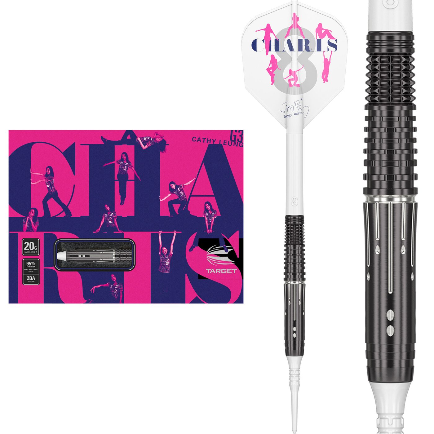 Target Japan Cathy Leung Charis G3 Max 95% Soft Tip Darts