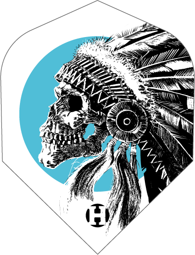 Harrows Indian Skull Darts Flights