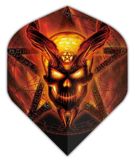 Alchemy Burning Temple NO2 Darts Flights