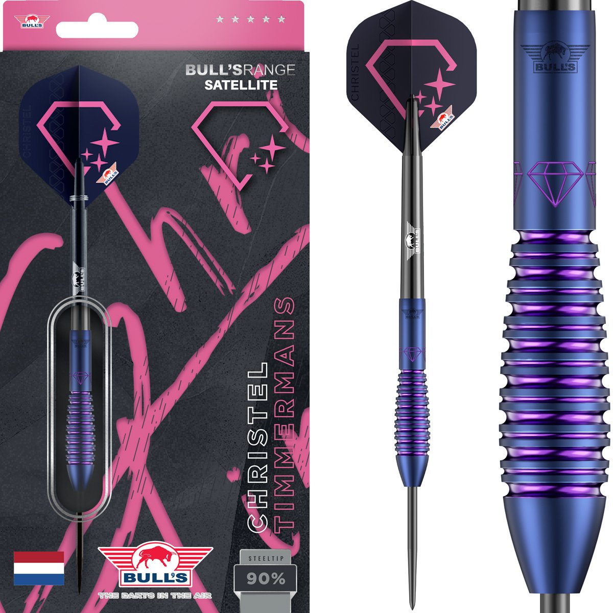 Bull's Christel Timmermans 90% - Steel Tip Darts