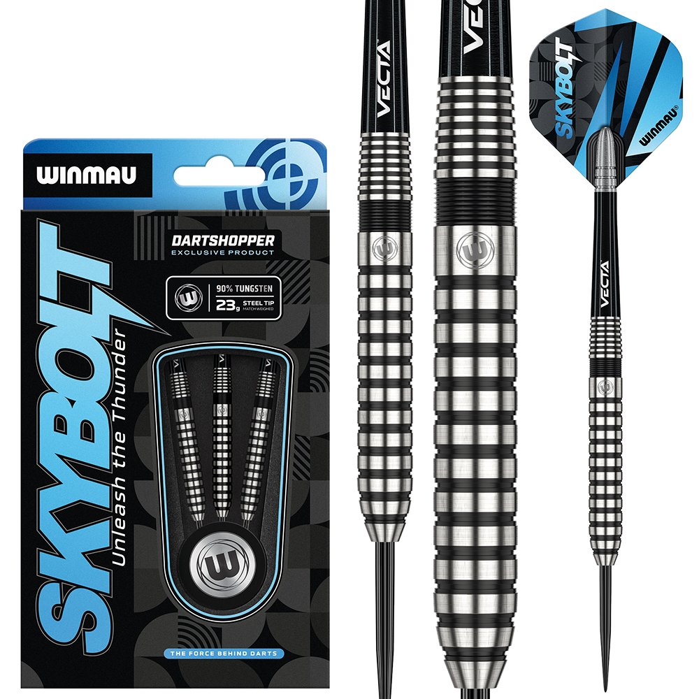 Winmau Skybolt 90% Exkluzivni Edice Dartshopper - Šipky Steel