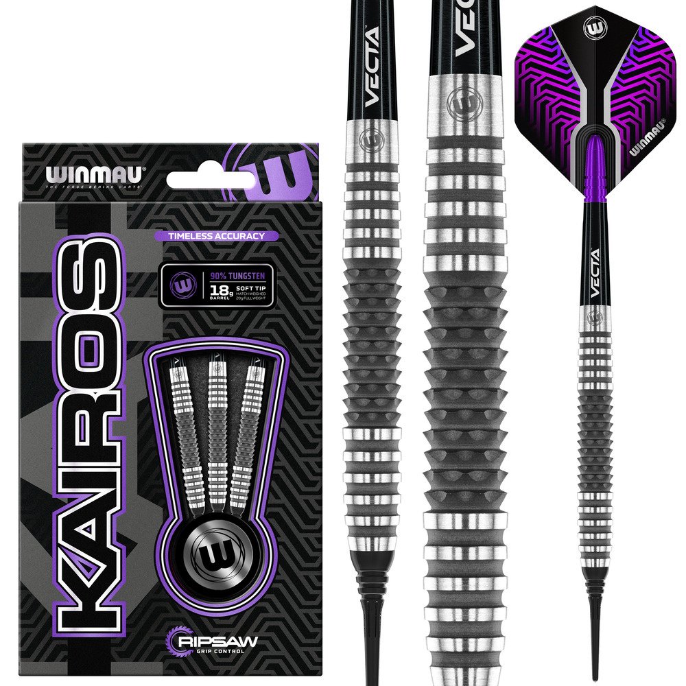[Tweedekans] Winmau Kairos 02 90% - Soft Tip Darts-18gram