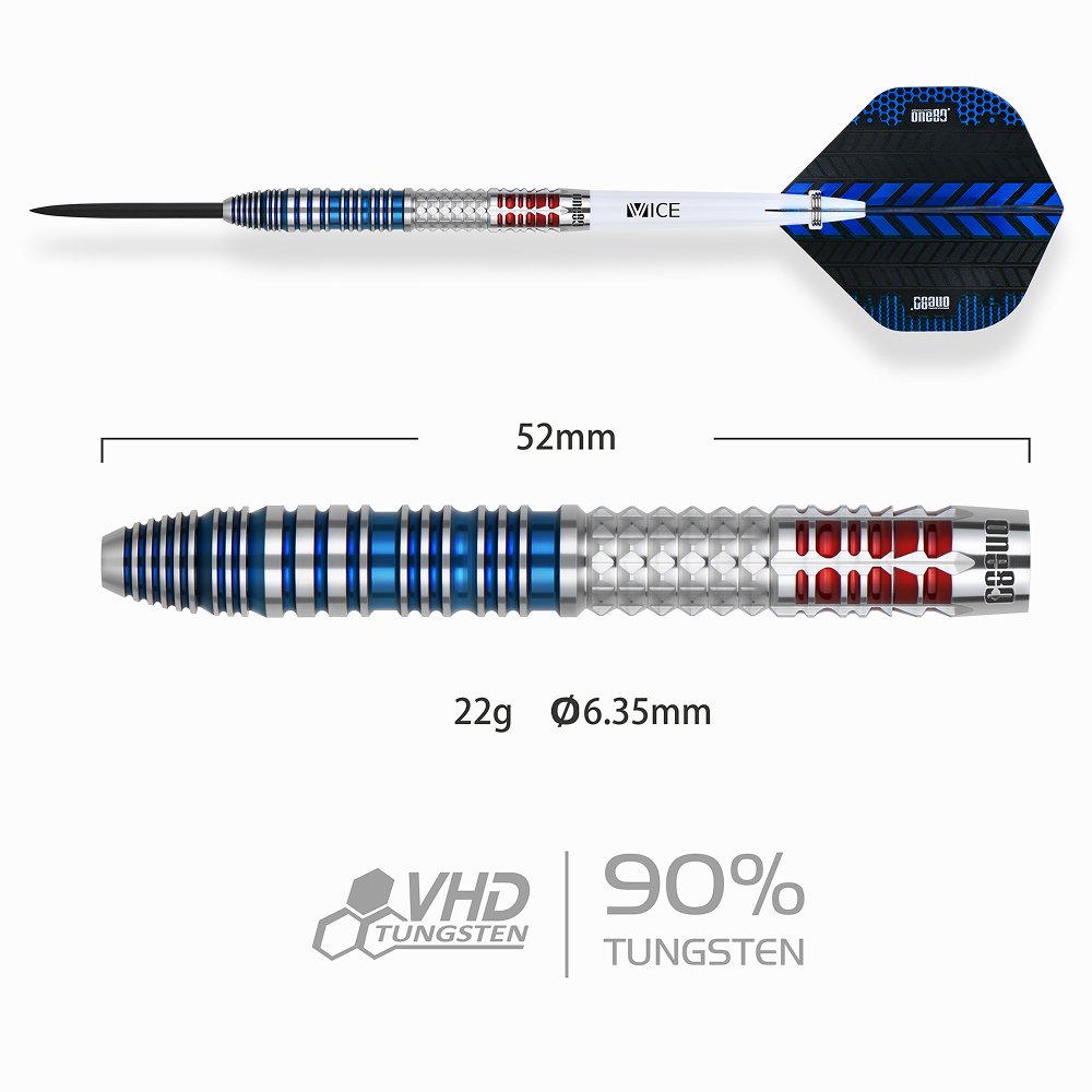 ONE80 Kevin Chatte 90% - Steel Tip Darts - Dartshopper.com