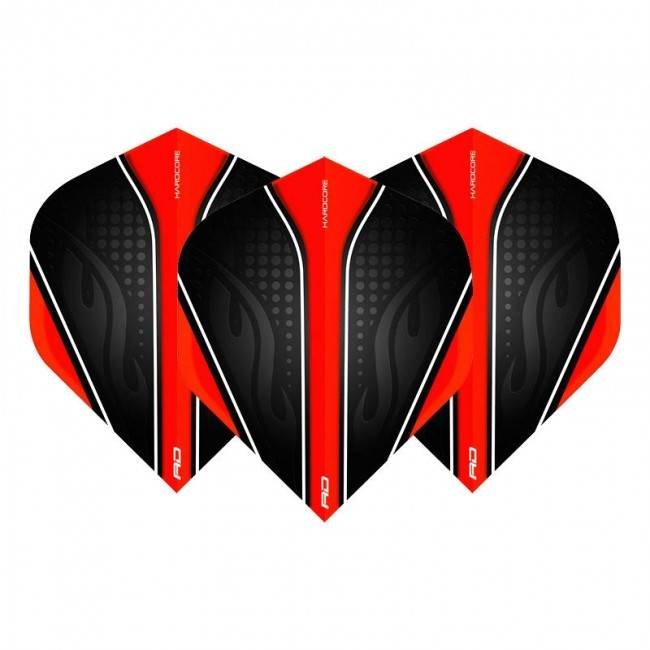 Red Dragon Hardcore Radical Red - Dart Flights