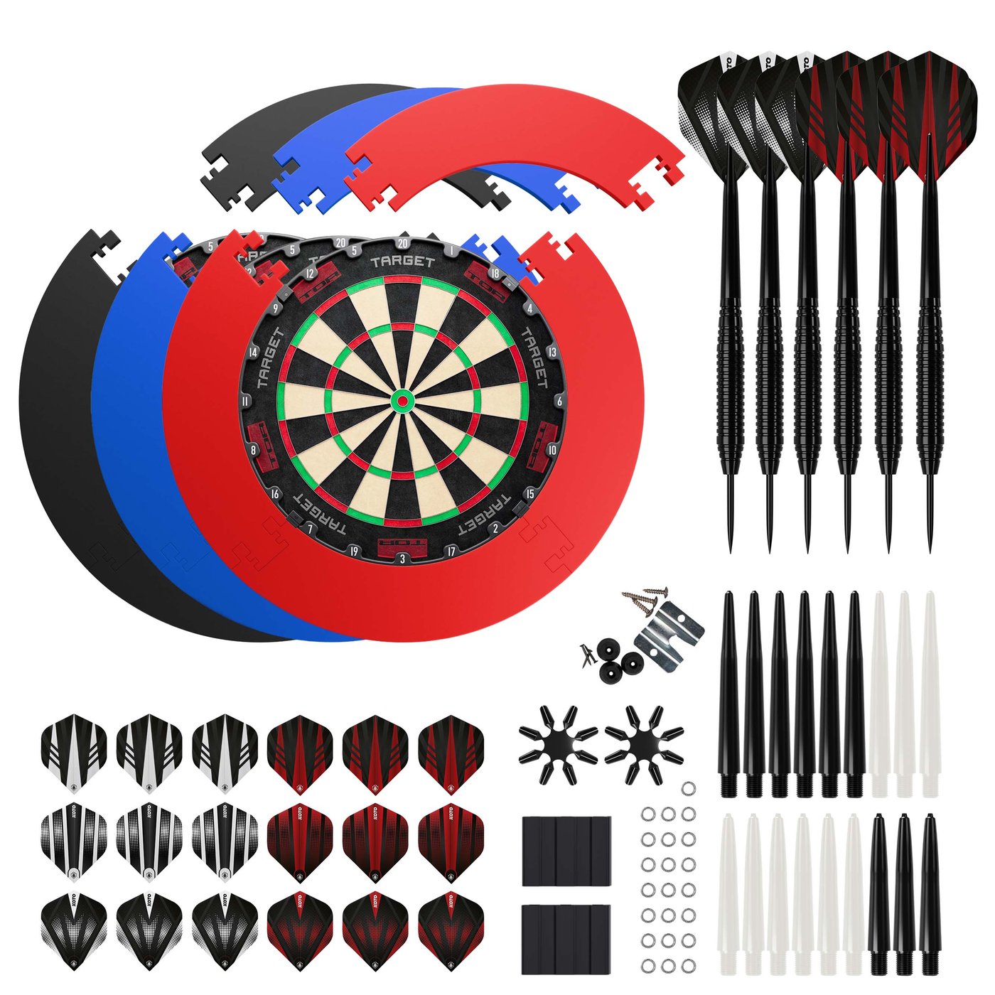 Target TOR  + 4 Pieces Surround + KOTO Accessory Kit Steeltip Black 90 Pieces