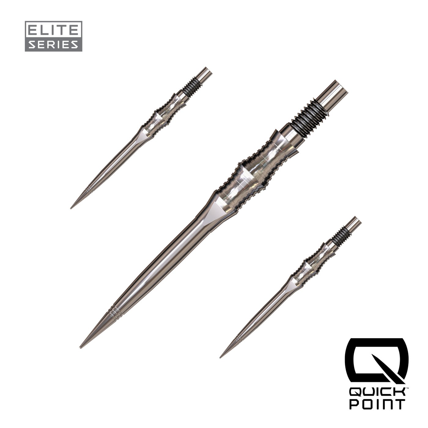 Harrows Quick Points Elite Series Apex Spire Silver