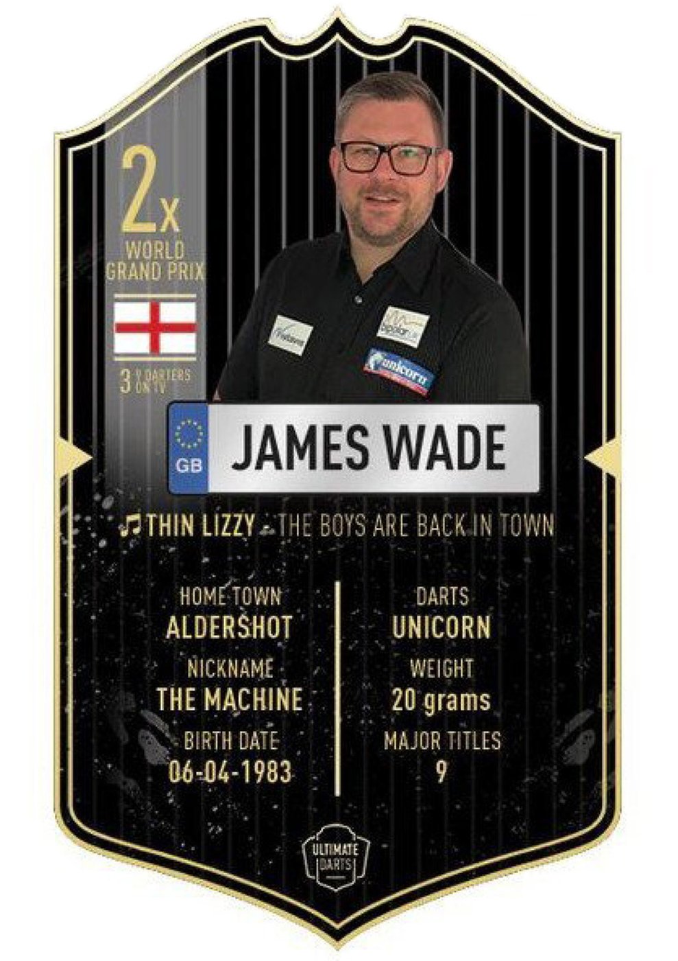 Ultimate Darts Card James Wade 2025
