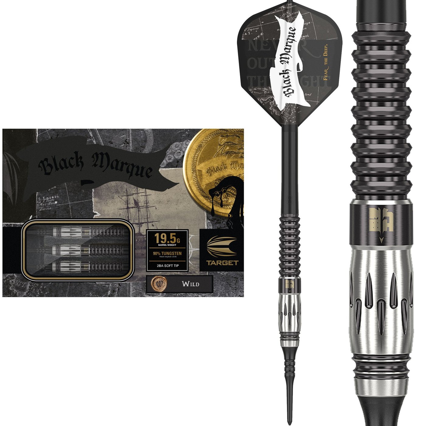 Target Japan Black Marque Wild G2 90% Soft Tip Darts