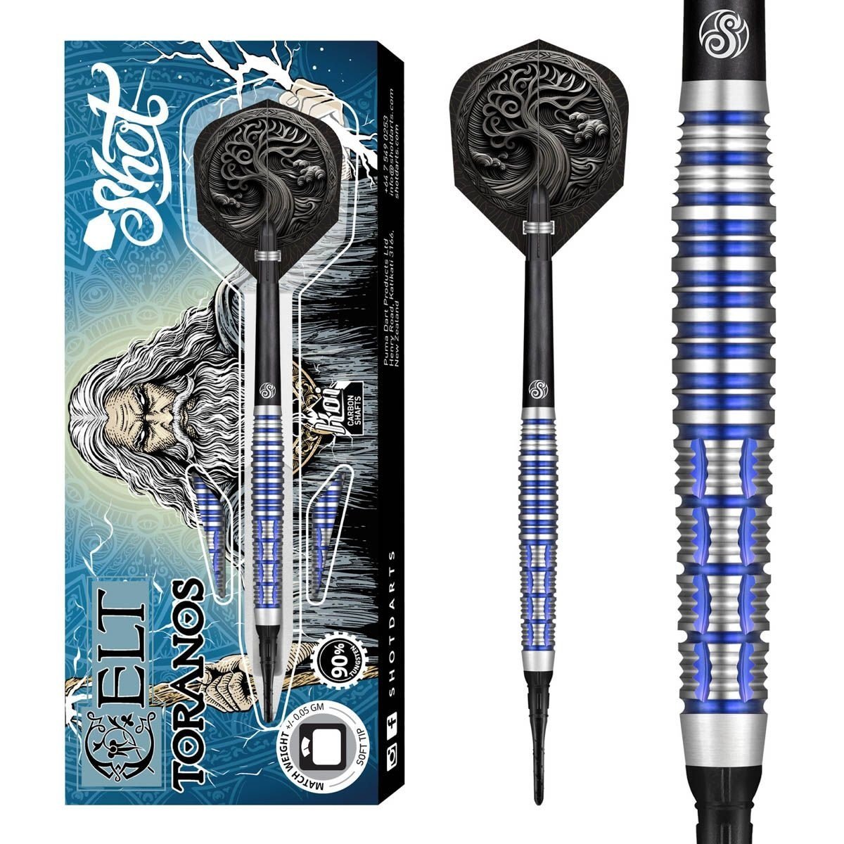Shot Celt Toranos 90% Soft Tip Darts