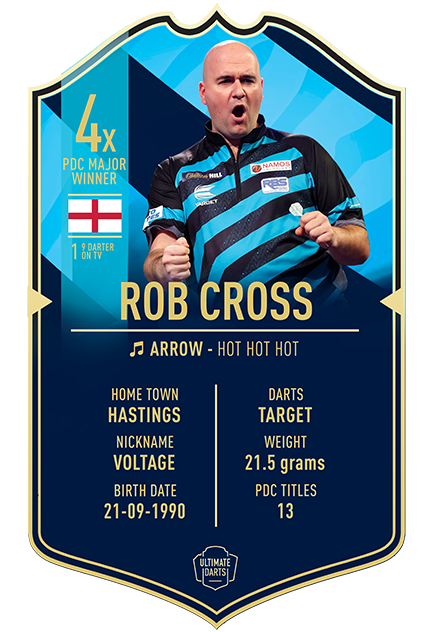 Ultimate Darts Card Rob Cross