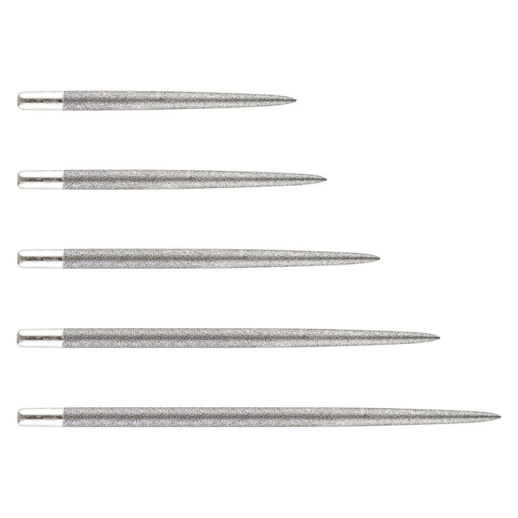 ONE80 Long Taper Point Sand Coated Silver