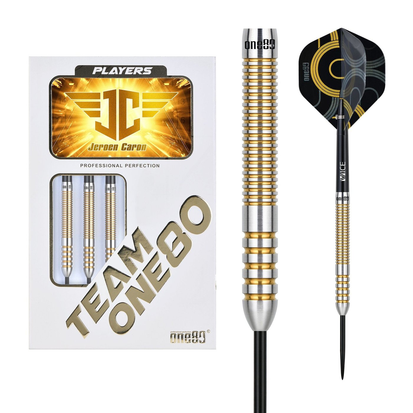 ONE80 Jeroen Caron 90% Darts