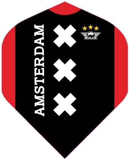 Bull's Design 100 Amsterdam Shirt NO2 Darts Flights