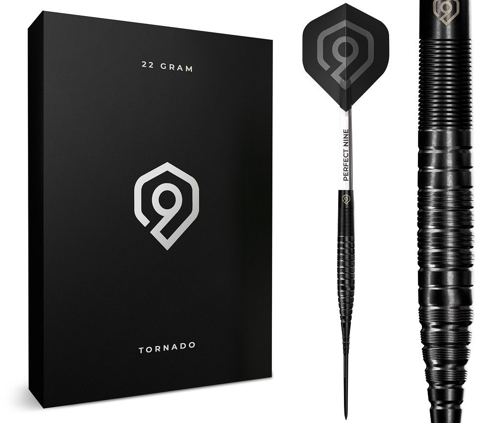 Perfect Nine Tornado Blackout 90% Darts