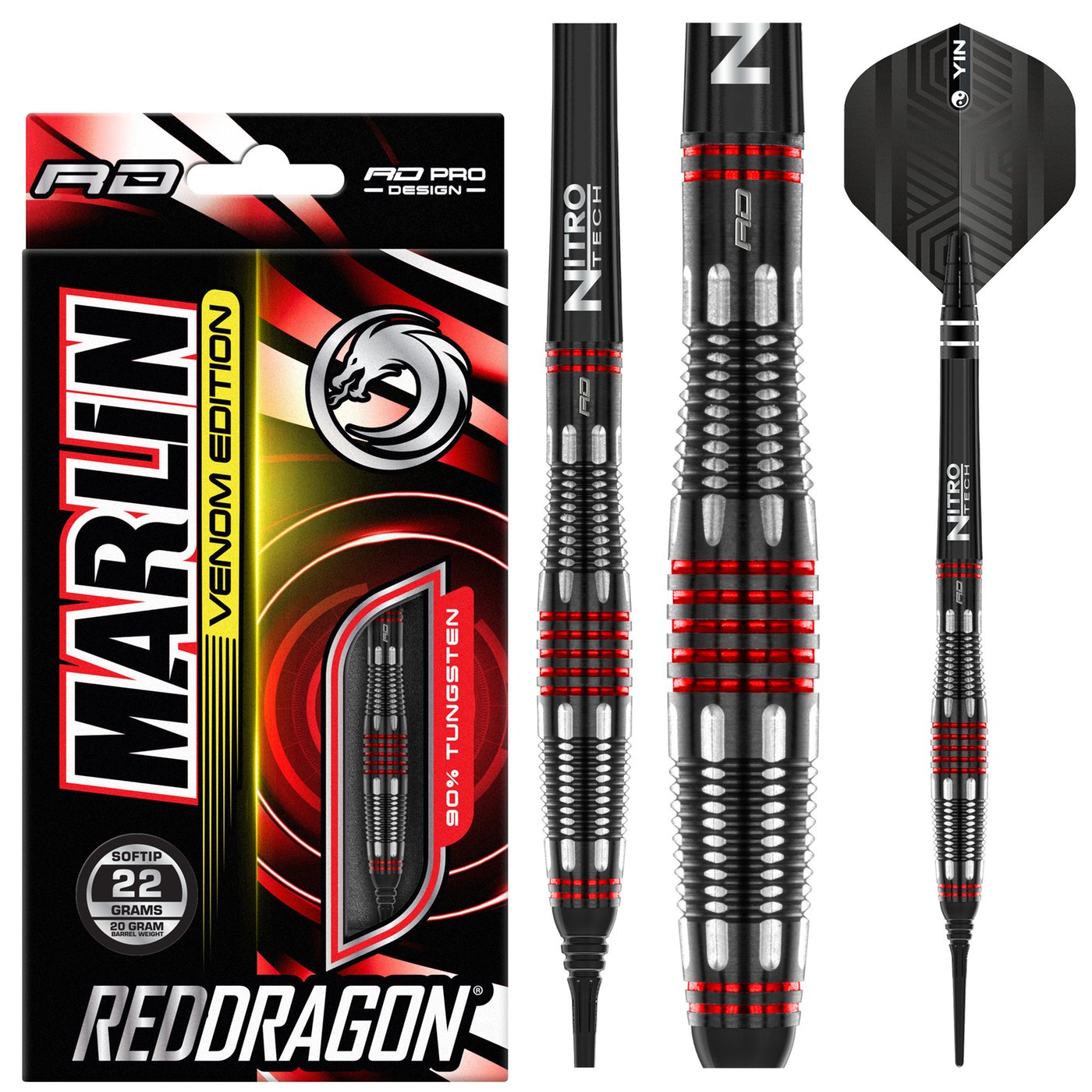 Red Dragon Marlin Venom 90% Soft Tip Darts