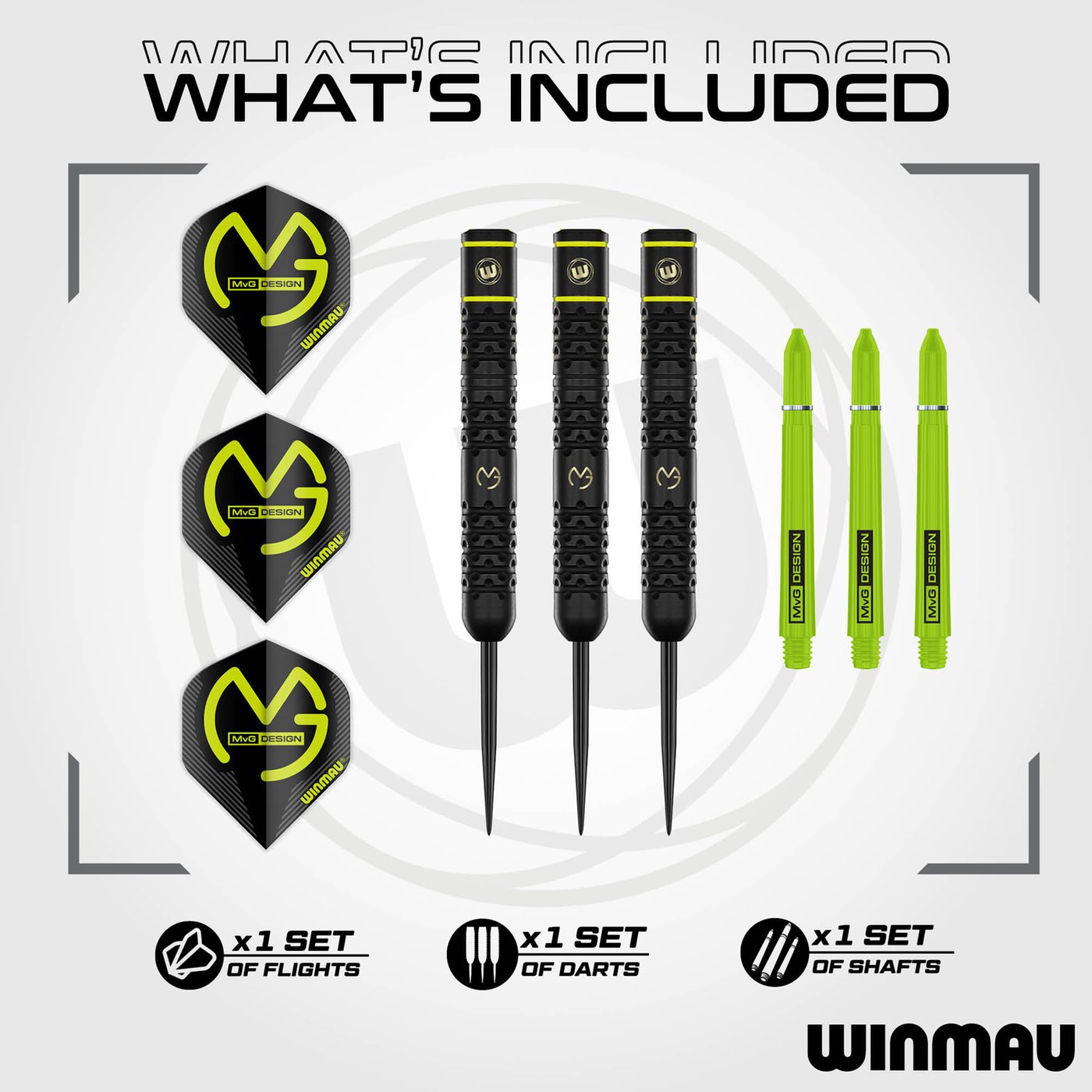 Winmau Michael van Gerwen Brass Signature Edition - Steel Tip
