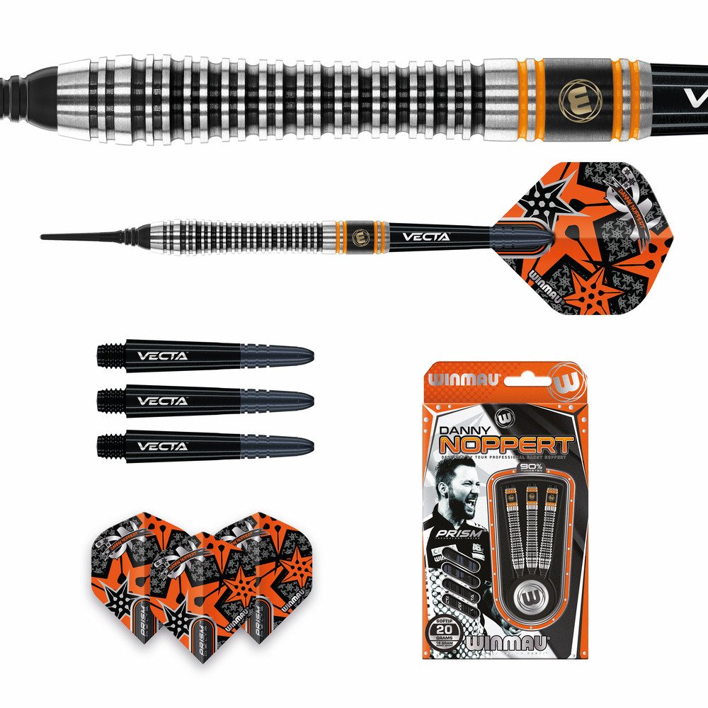 Dardos Winmau Danny Noppert 2.0 90%  Punta de Plástico
