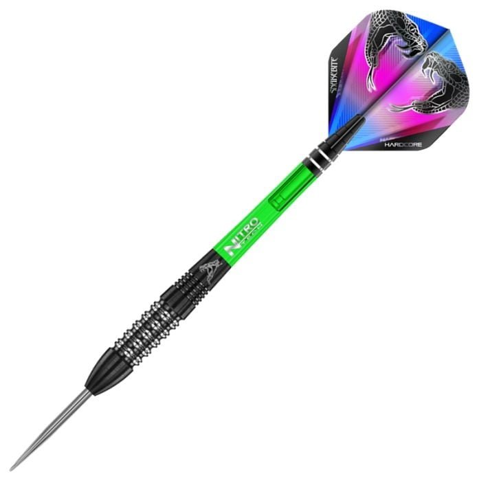 Red Dragon Peter Wright Snakebite Black Strike 90% Steel Tip Darts