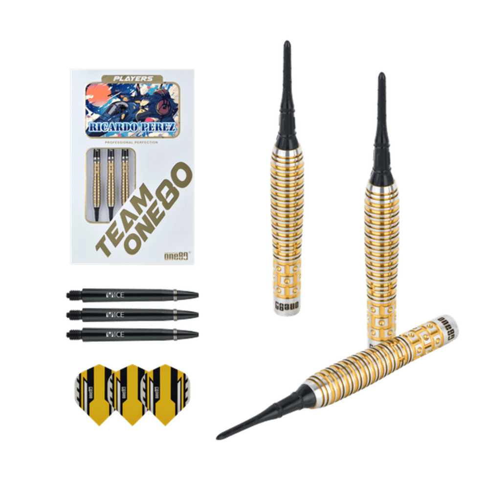 ONE80 Ricardo Perez 90% - Soft Tip Darts - Dartshopper.com
