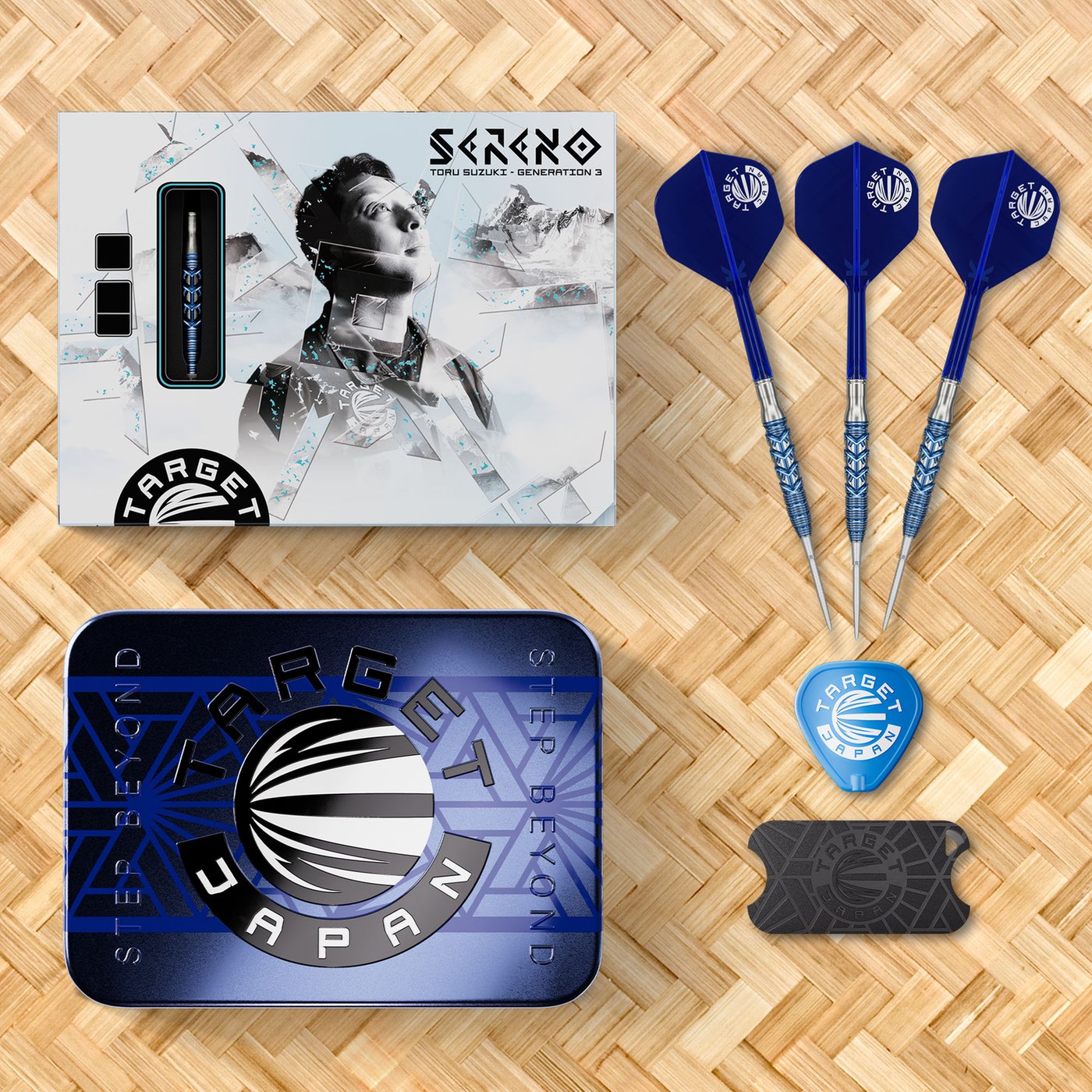 Target Japan Toru Suzuki Sereno G3 Swiss Point 90% Steel Tip Darts