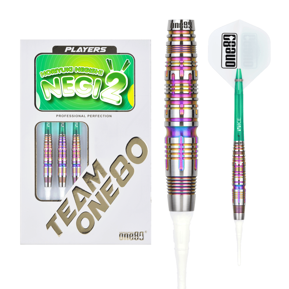 ONE80 Noriyuki Negeshi V2 90% Soft Tip Darts