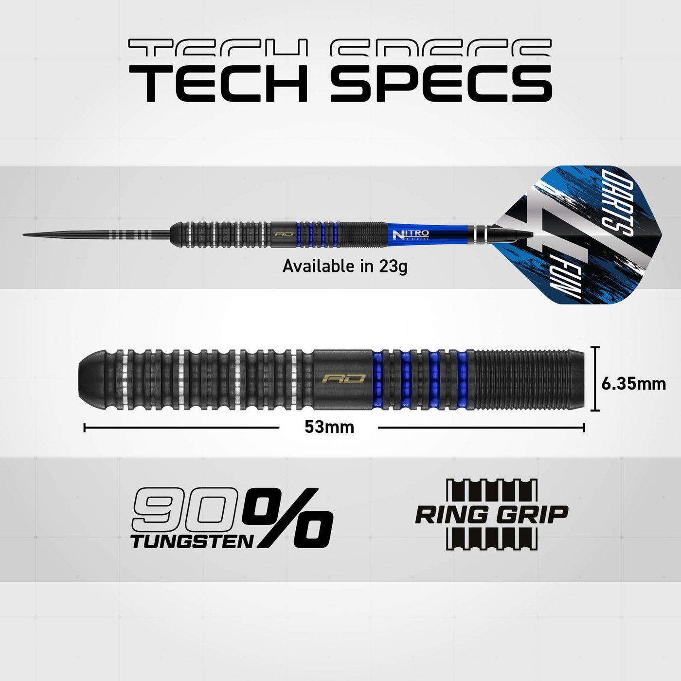 Red Dragon David Williams V1 90% - Steel Tip Darts - Dartshopper.com