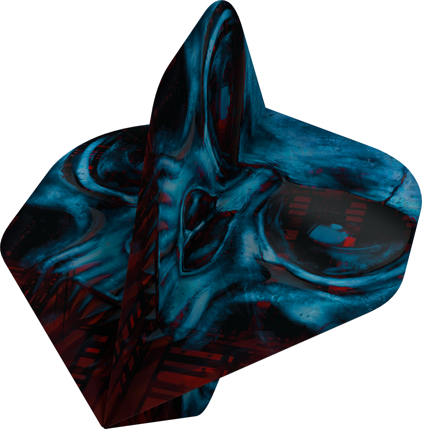 Designa Horror Show - Zombie Skull No2 Darts Flights