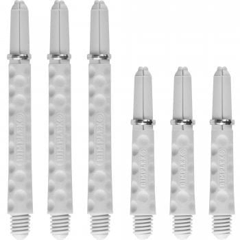 Harrows Dimplex Nylon White Darts Shafts