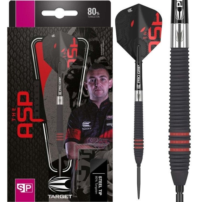 Target Nathan Aspinall 80% Black Swiss Point Darts