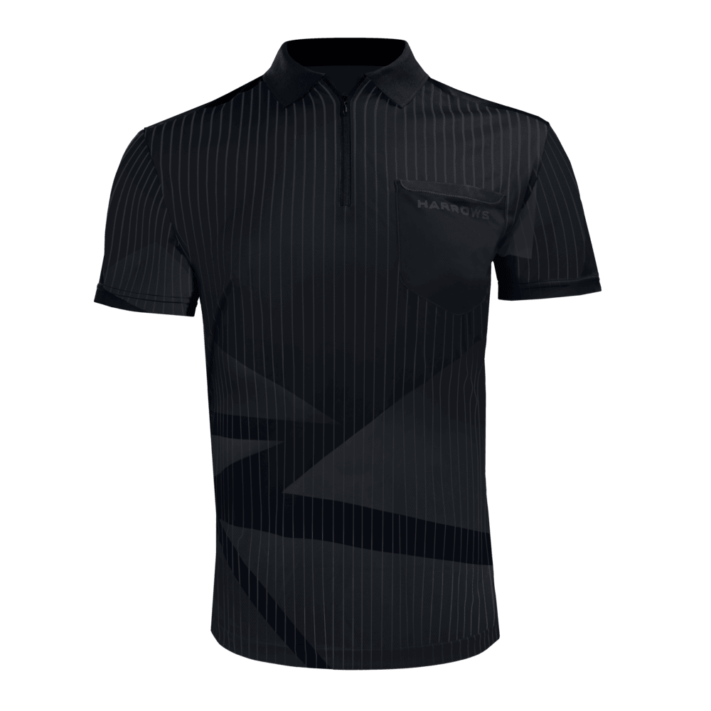 Harrows Shard Black - Dartshirt