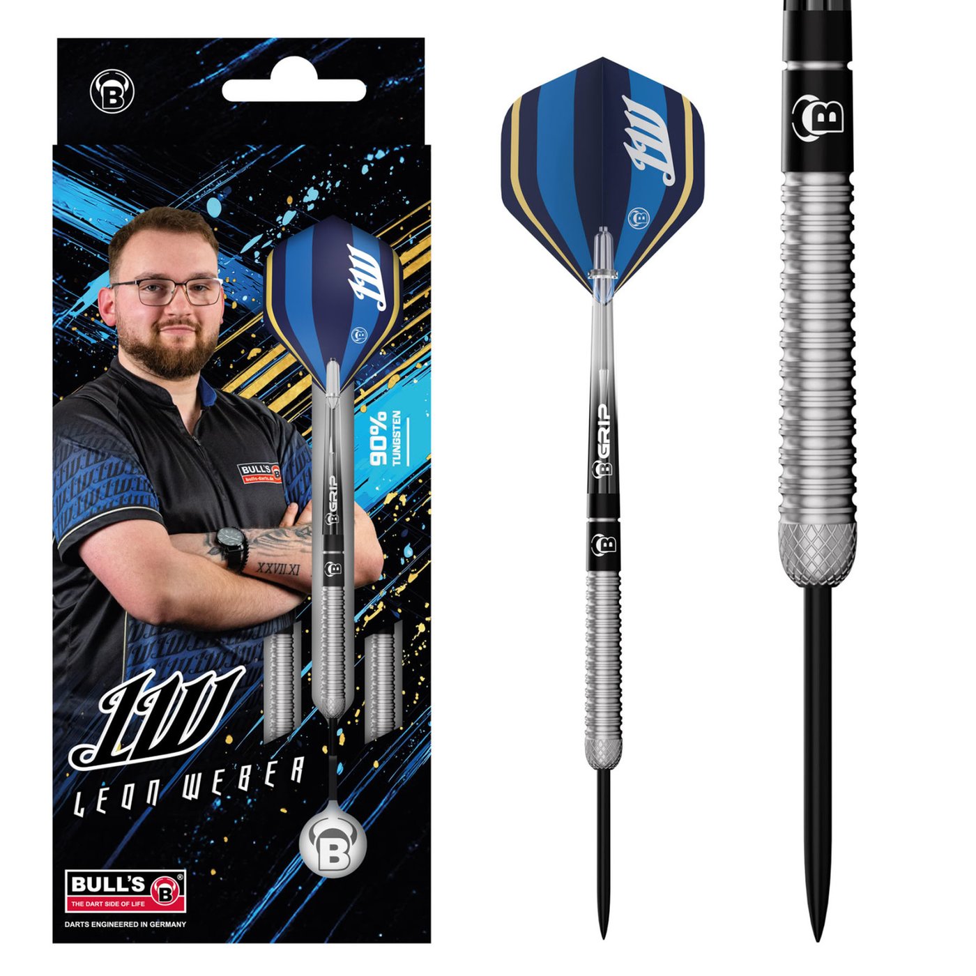 BULL'S Leon Weber 90% - Steel Tip Darts