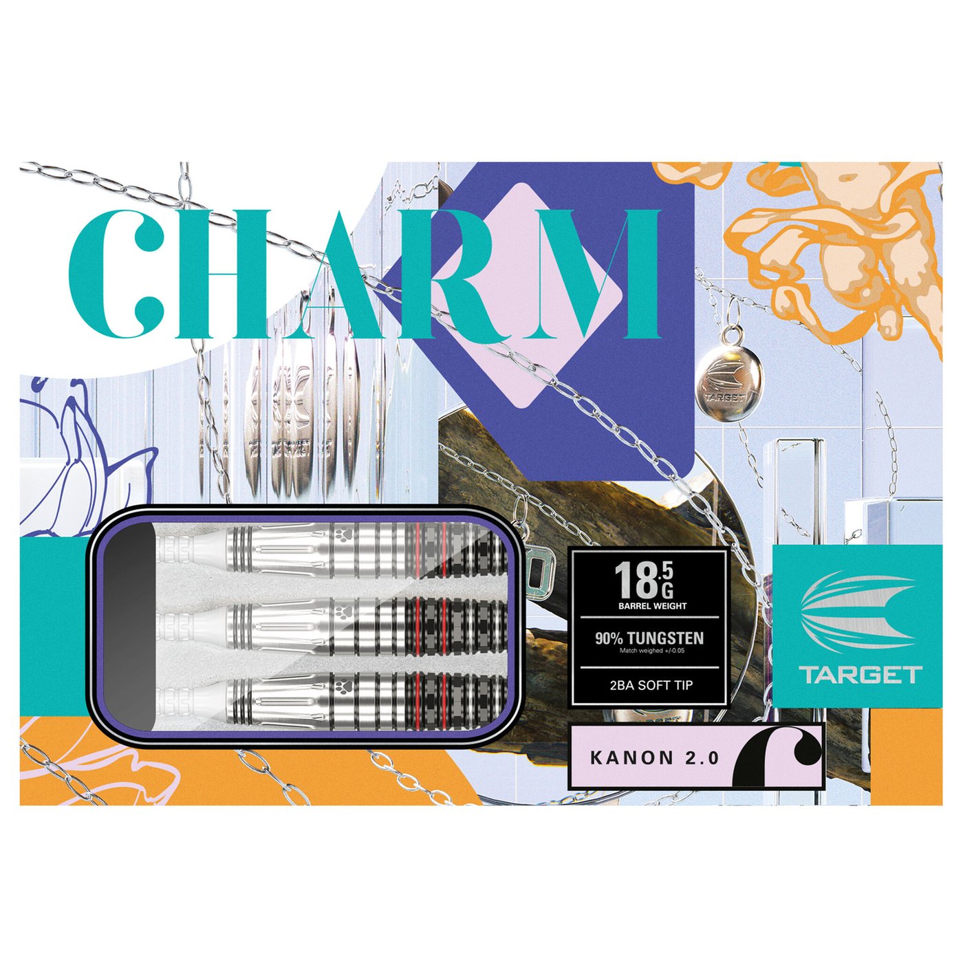 Target Japan Charm Kanon 2.0 90% Soft Tip Darts