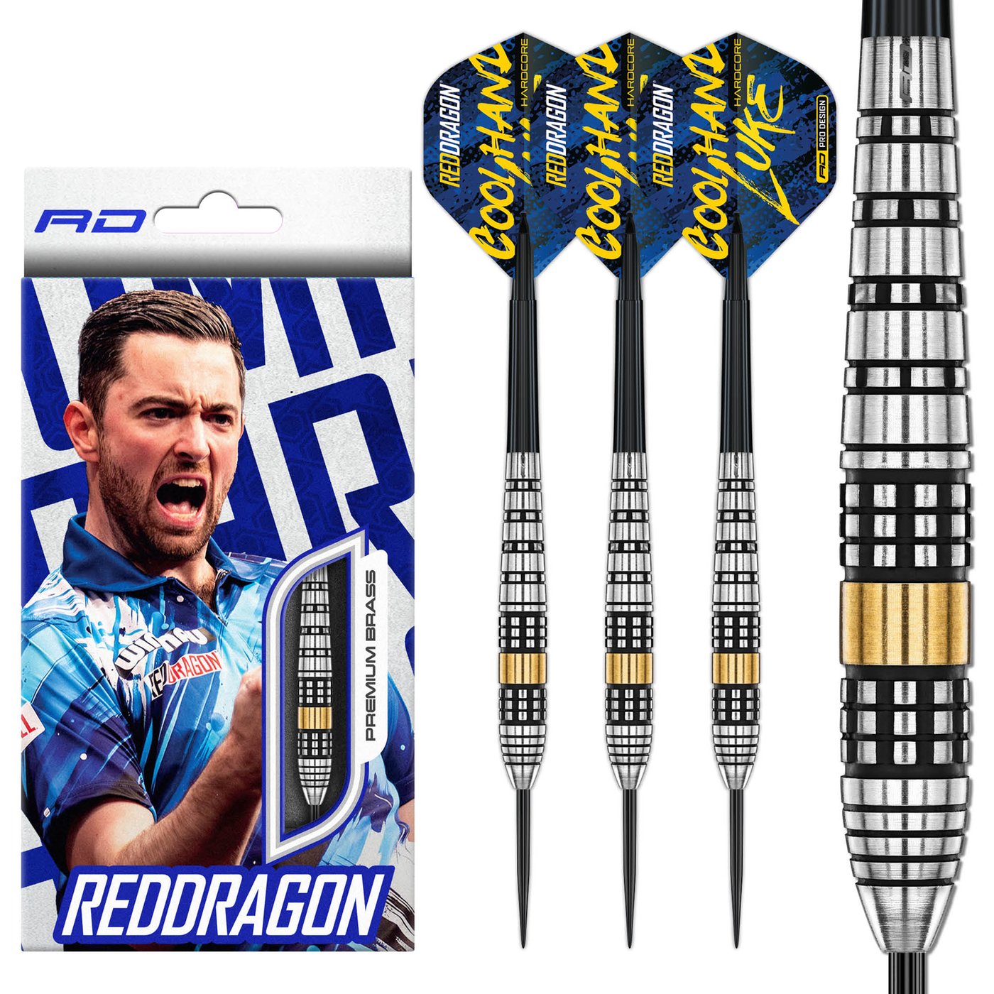 Red Dragon Luke Humphries Brass Signature Edition - Steel Tip