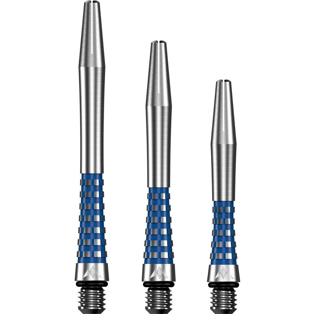 Mission Atom13 Naturel Metal Gripped Blue Darts Shafts