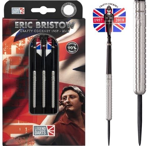 Eric Bristow Crafty Cockney 90% Silver Ringed Darts