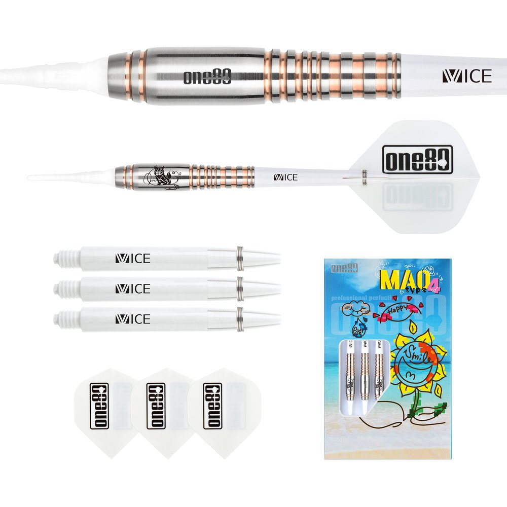 ONE80 Mao Shimamura 4 Rosegold 90% - Soft Tip Darts - Dartshopper.eu