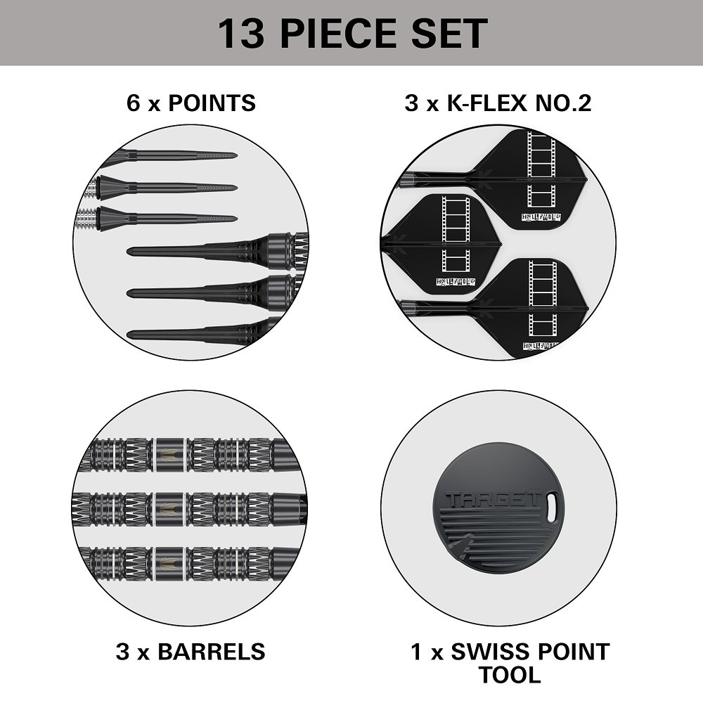 Target Chris Dobey 95K 95% Soft Tip Darts - Dartshopper
