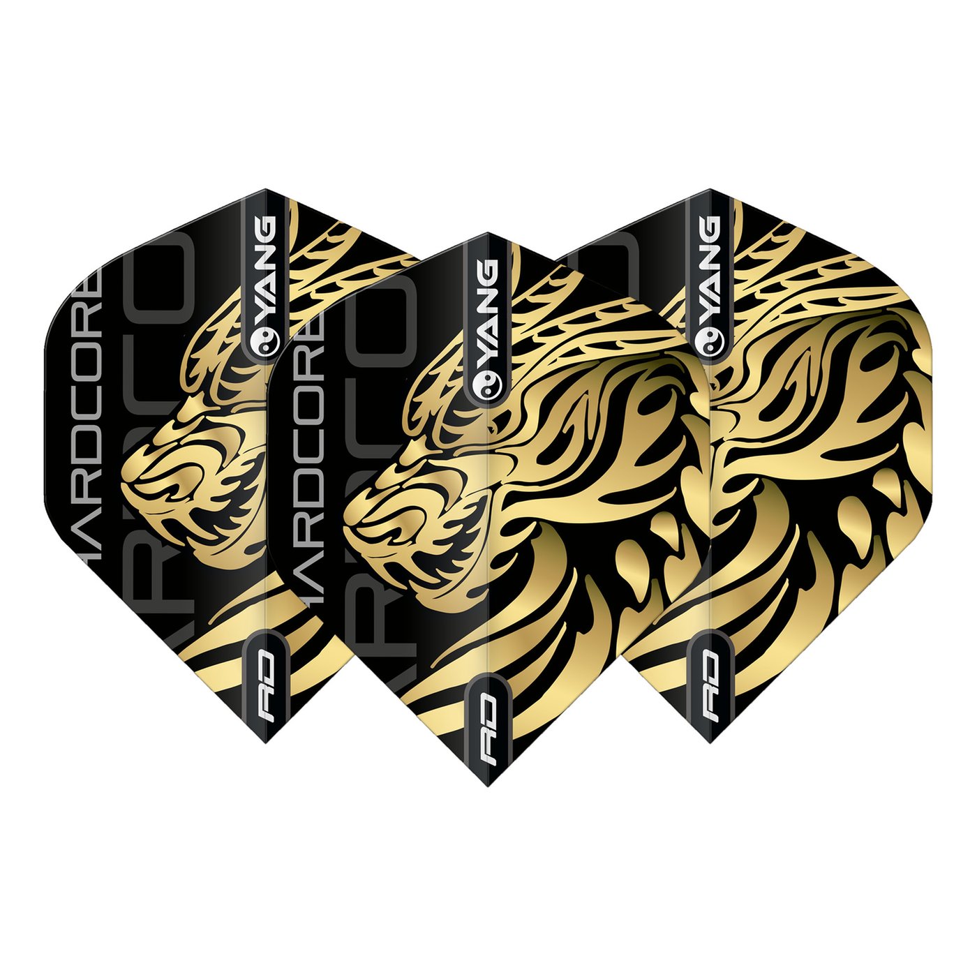 Red Dragon Jonny Clayton Yin Yang Gold Red Darts Flights