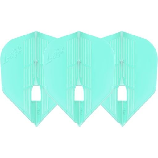 L-Style Champagne Flight Kami L3 Shape Miracle Green Darts Flights