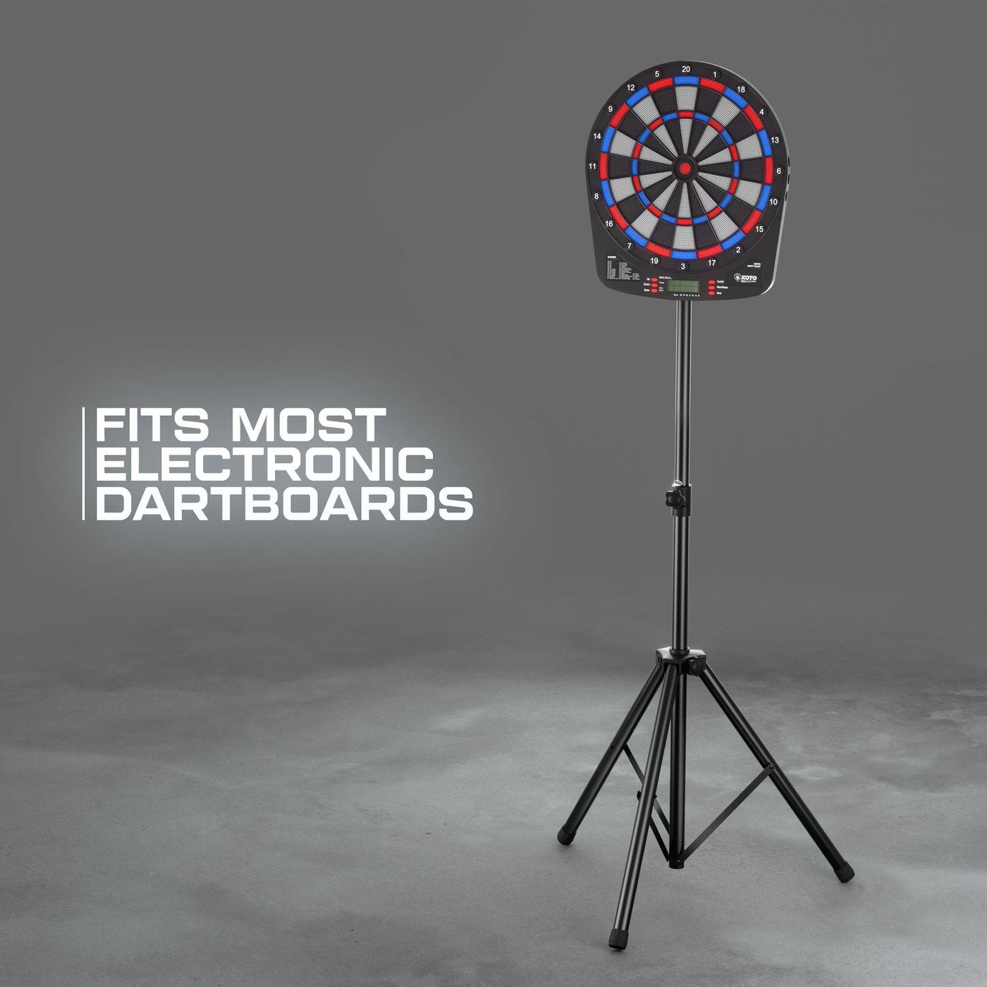 McDart Trépied Hybride Pour Cibles Fléchettes Électroniques Et Acier - Portable Et Stable