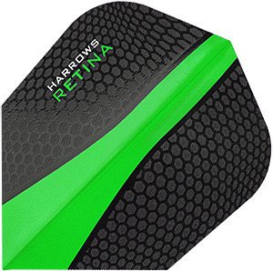 Harrows Retina Green Darts Flights