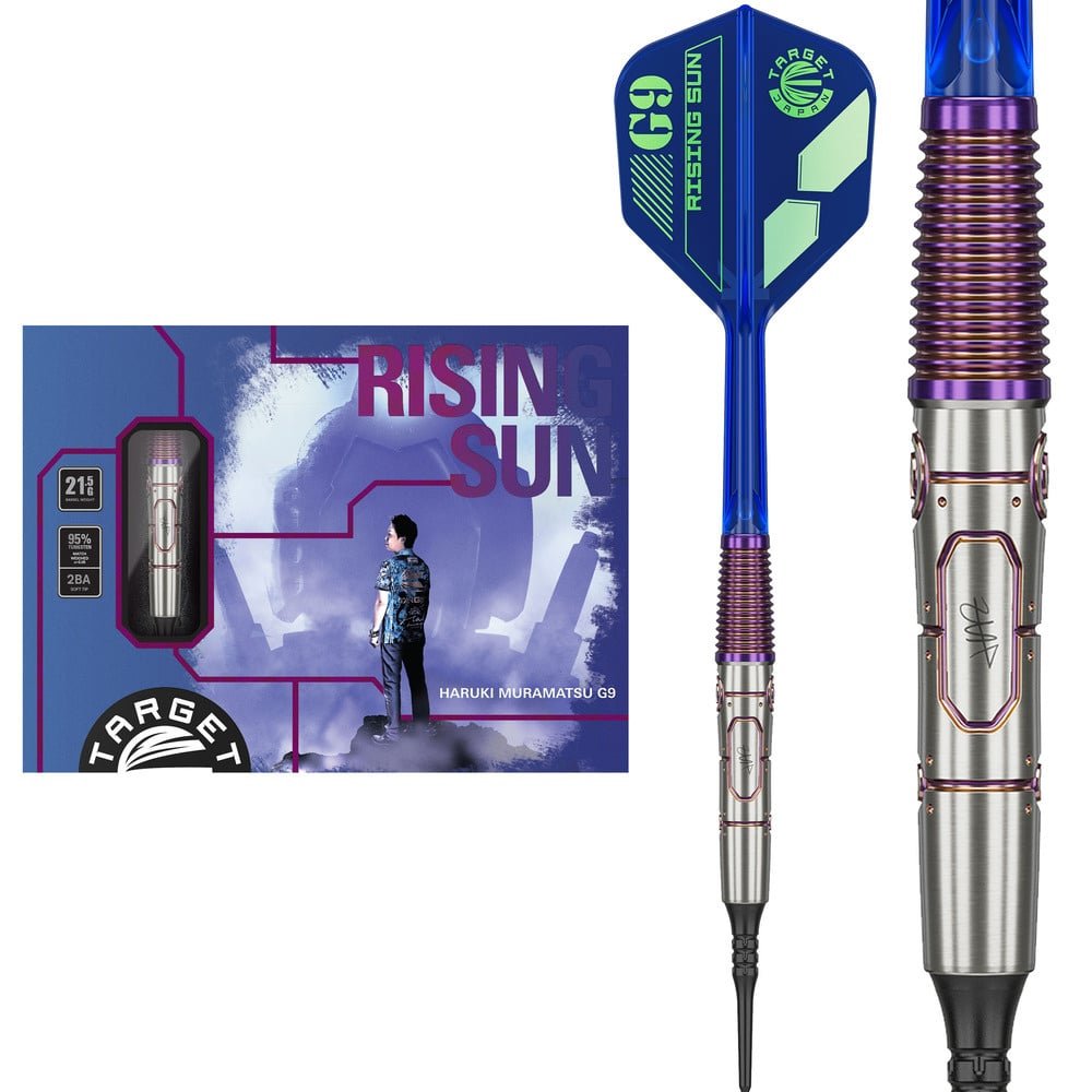 Target Japan Haruki Muramatsu Rising Sun G9 95% Soft Tip Darts