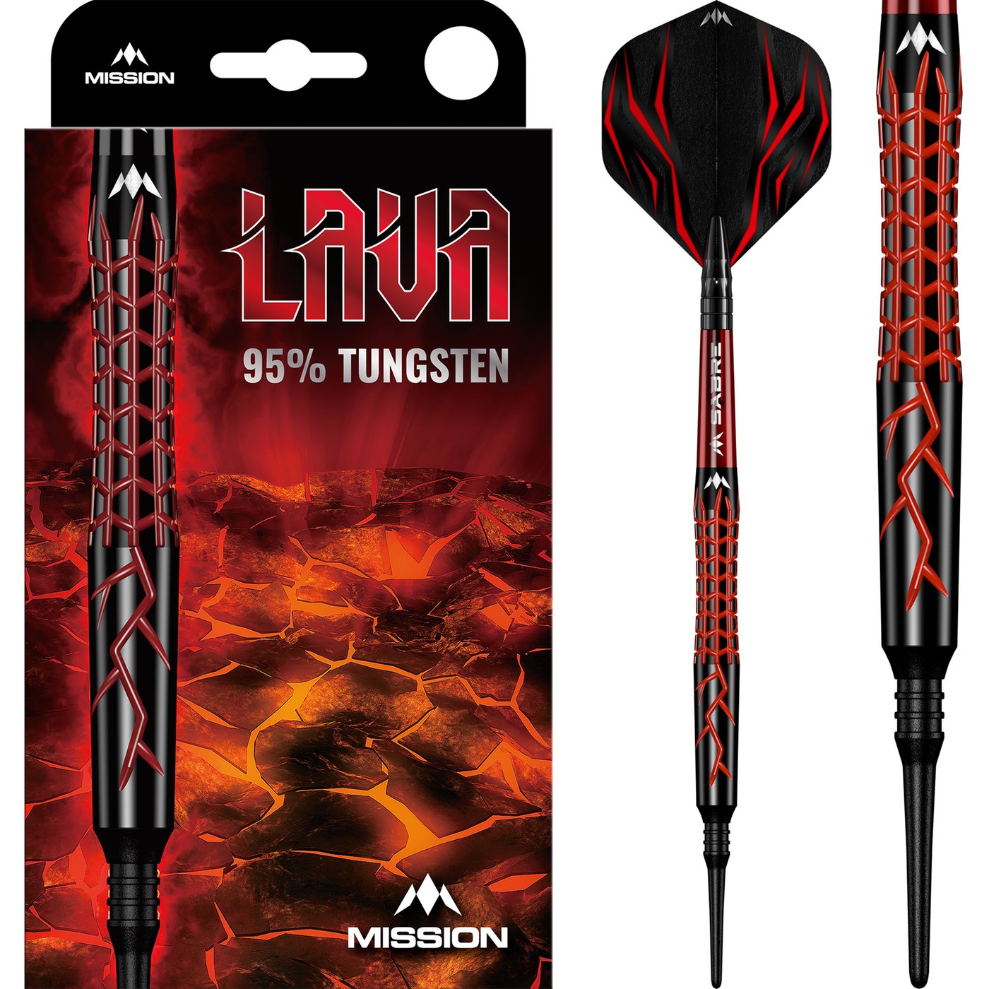 Mission Lava 95% Soft Tip Darts