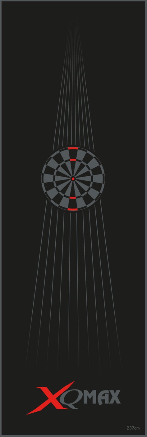 [Tweedekans] XQ Max Carpet Dartmat Red 237x80